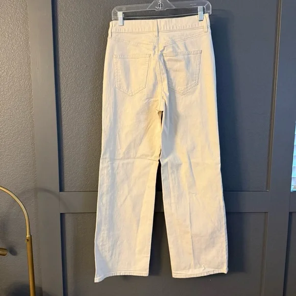 AYR • The Secret sauce high rise straight leg jeans ecru cream - 27 short - Picture 5 of 7